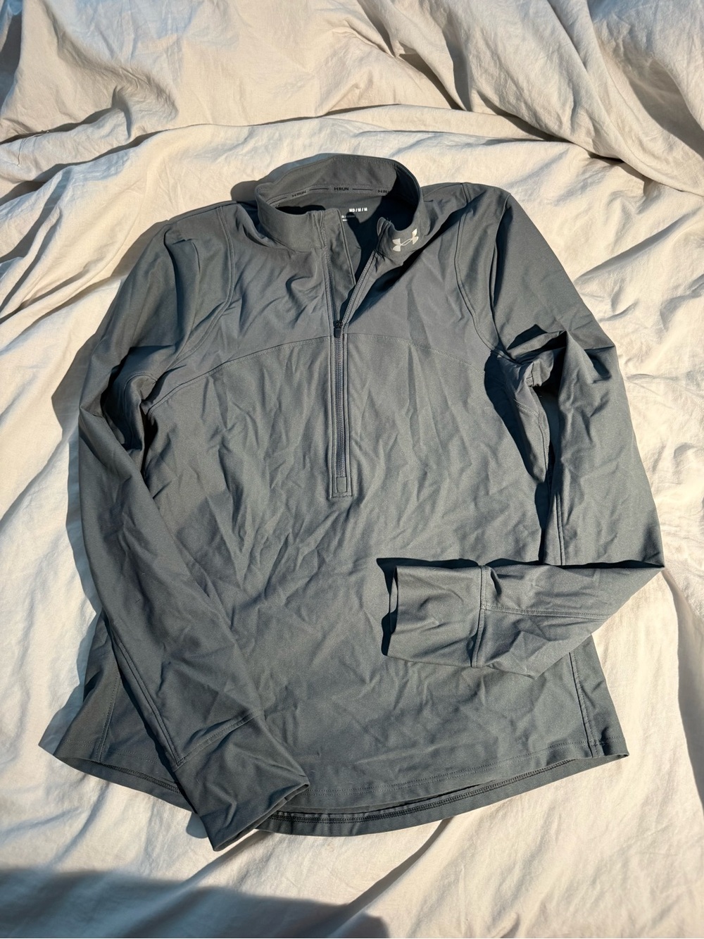 Under Armour Womens Lightweight Half-Zip Jacket - Charcoal Gray